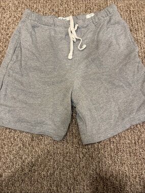 PacSun Light Gray Drawstring Athletic Lounge Shorts